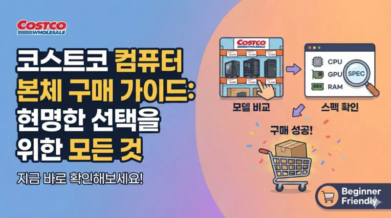 코스트코 컴퓨터 본체 구매 가이드: 현명한 선택을 위한 모든 것