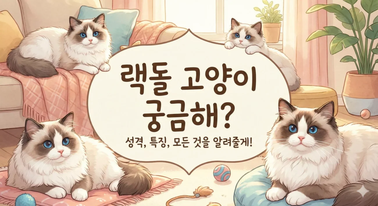 랙돌 고양이