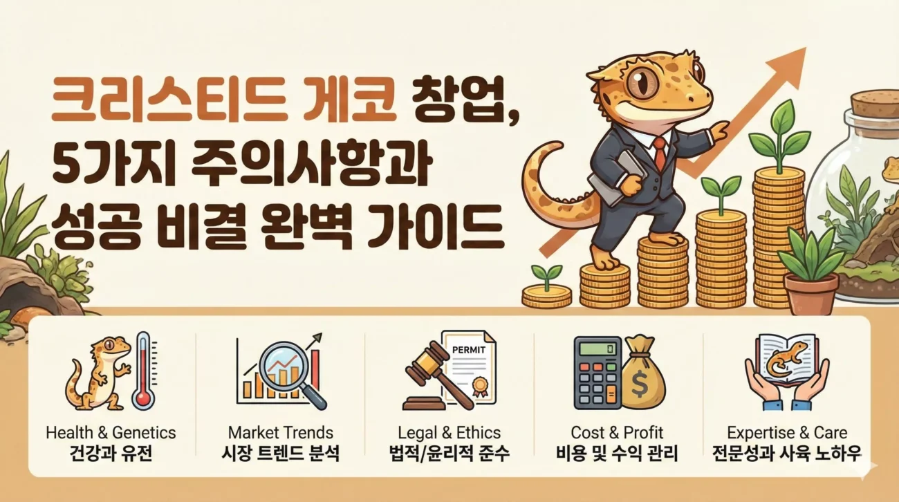 크레스티드 게코 창업 가이드