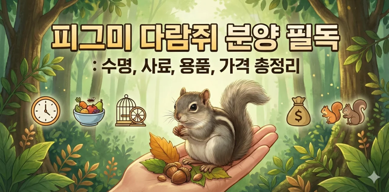 피그미 다람쥐 분양 필독