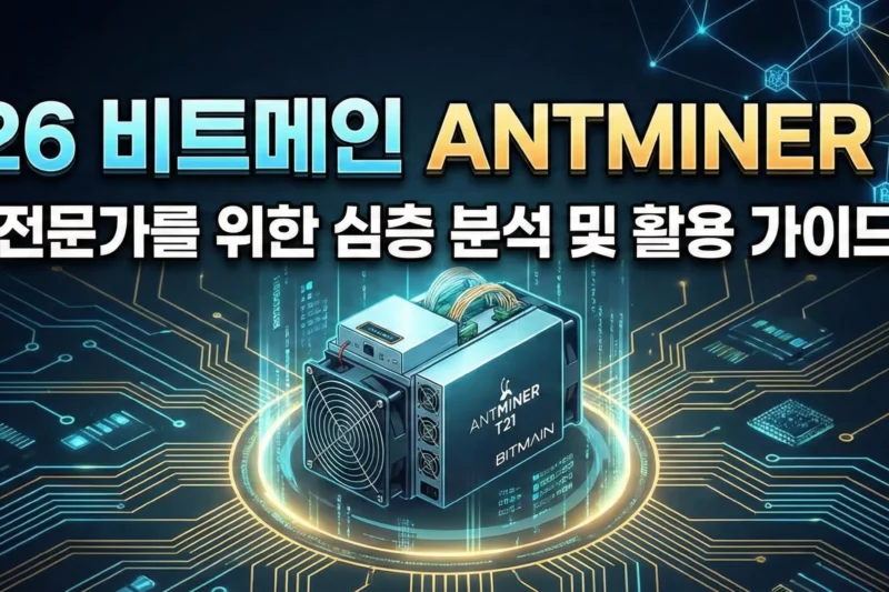 2026년 비트메인 ANTMINER T21: 장비 구축 위한 심층 분석 및 활용 가이드