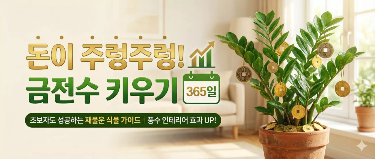 돈이 주렁주렁 금전수 키우기 365일!