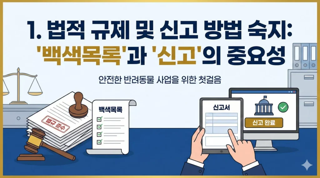1.법적규제 및 신고방법 숙지