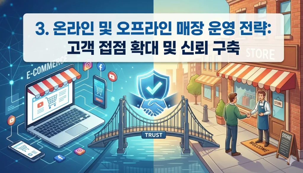 3.온라인 오프라인 매장 운영