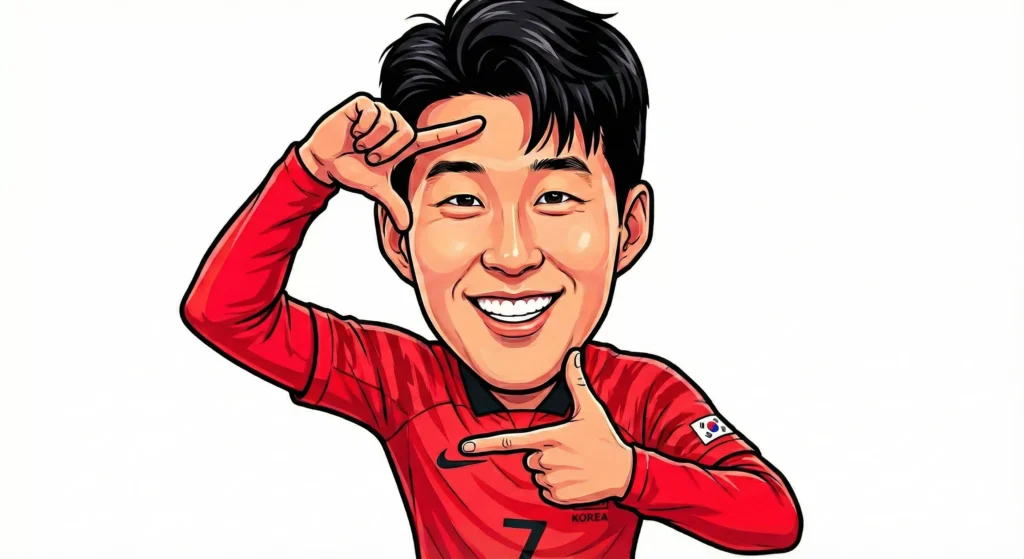 손흥민케리컬처