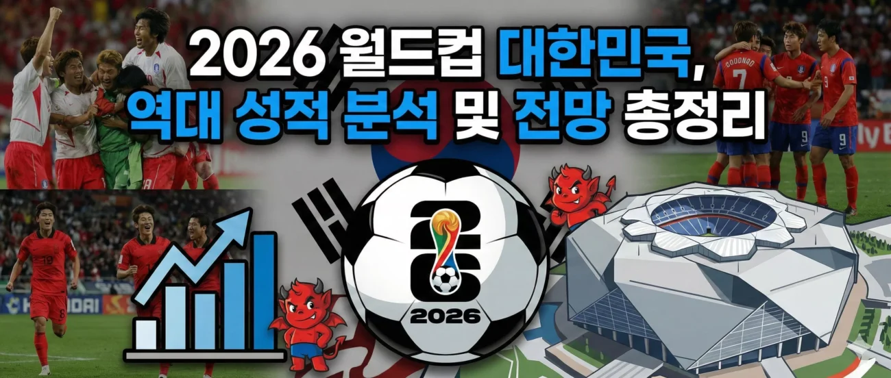 2026 월드컵 대한민국 역대성적 및 전망