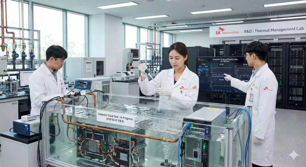 액침냉각 기술 주 SK앤무브