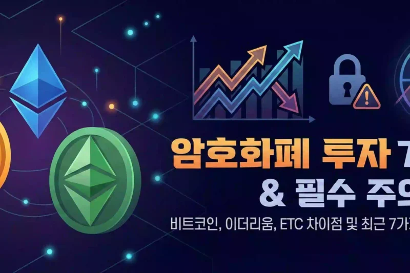 비트코인 암호화화폐 투자!