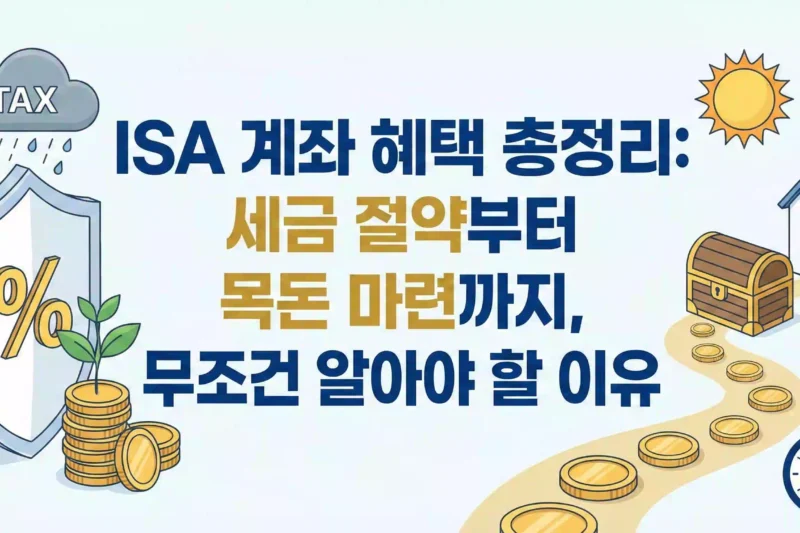 ISA 계좌 혜택 총정리