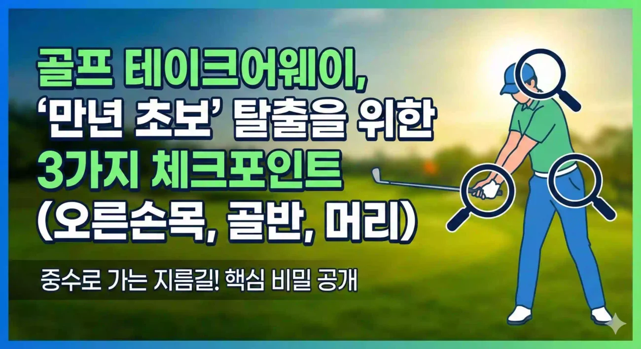 테이크 어웨이 시 만년 초보 탈출을 위한 3가지 체크 포인트