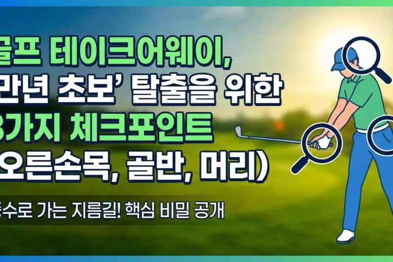 테이크 어웨이 시 만년 초보 탈출을 위한 3가지 체크 포인트