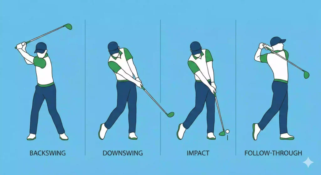 골프 스윙 시퀀스