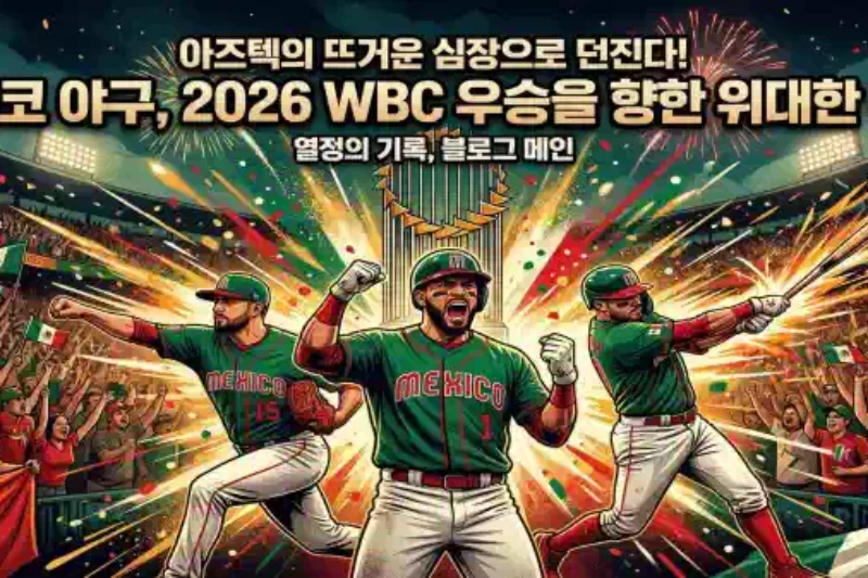 ⚾ 아즈텍의 뜨거운 심장으로 던진다! 멕시코 야구, 2026 WBC 우승을 향한 위대한 여정